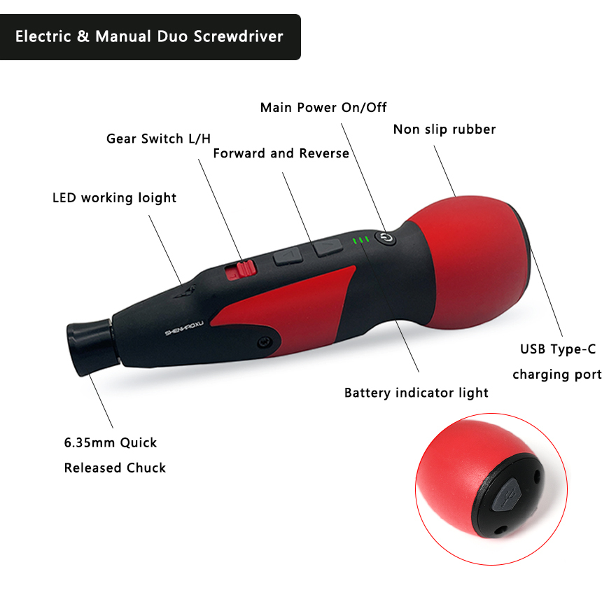 Mini Electric Screwdriver Adju - Electric Screwdriver Rechargeable Usb 评论和价格