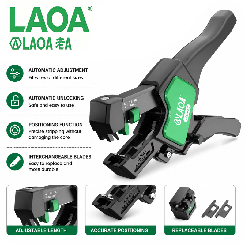 LAOA LA824021 Automatic Wire S - Automatic Wire Stripper Cutter 评论和价格