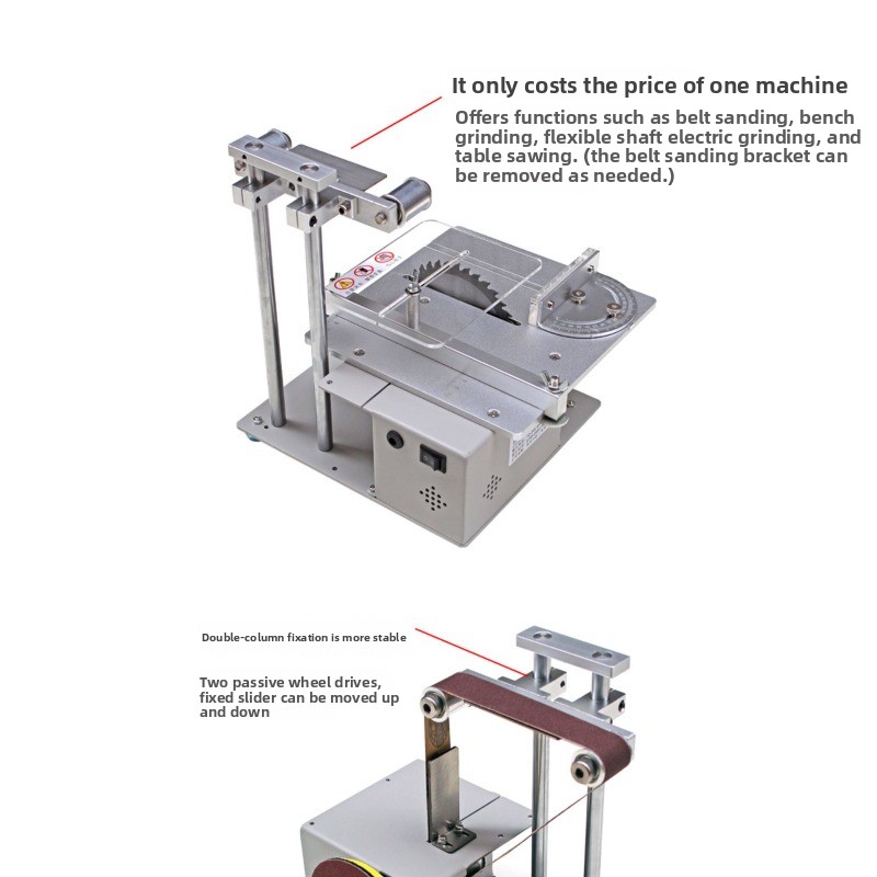 Table saw Multifunctional grin - Mini Table Saw For Woodworking 评论和价格