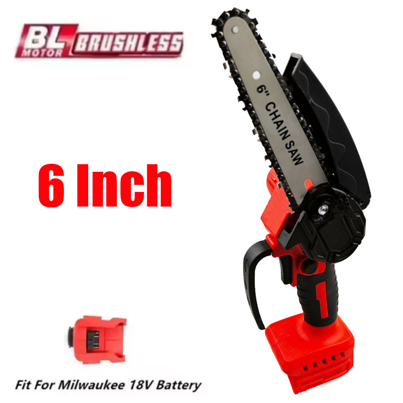 Fit for Milwaukee 18V Battery  - Mini Electric Chainsaw 6 Inch 评论和价格