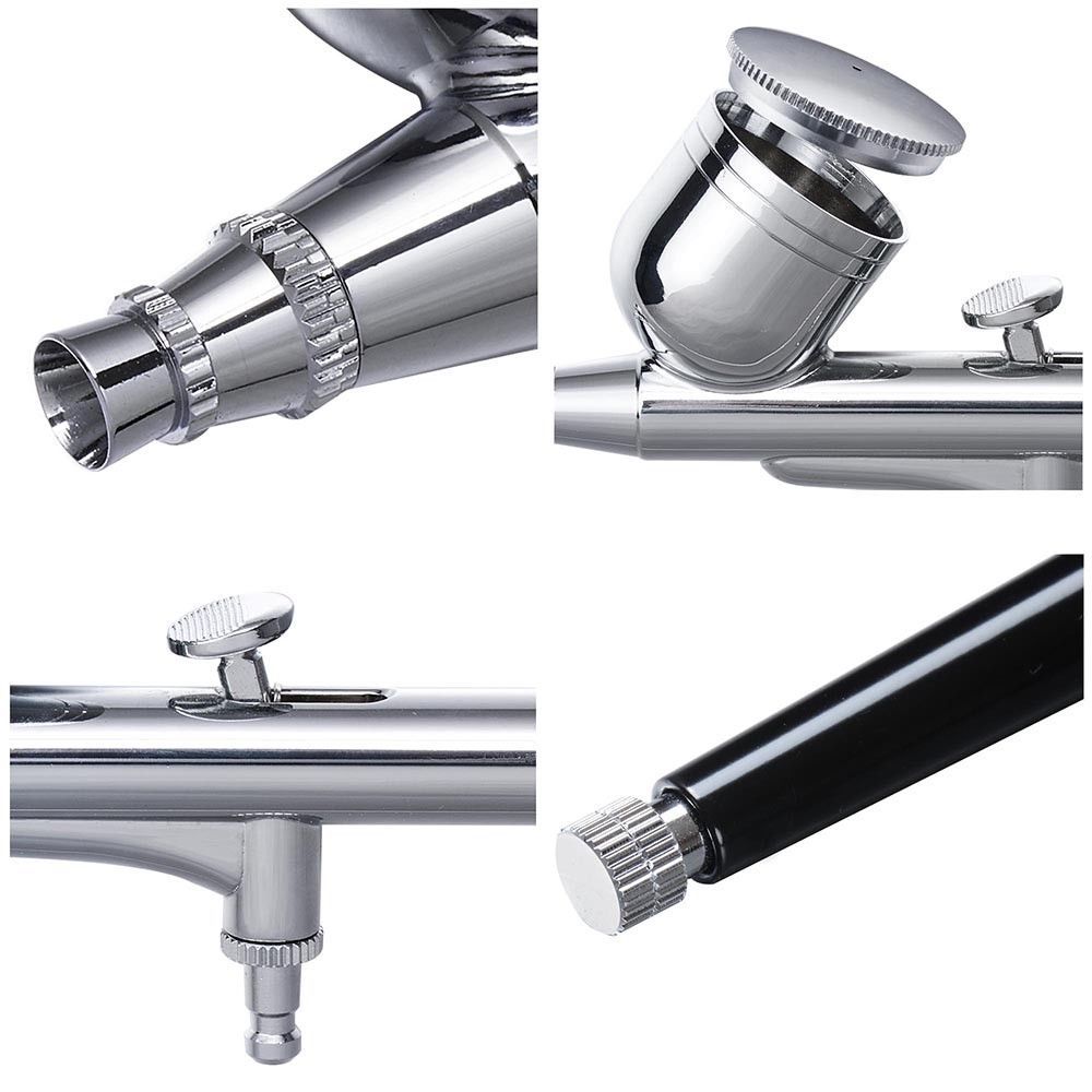 Gravity Dual-action Mini Airbr - Airbrush Kit With Mini Compressor 评论和价格