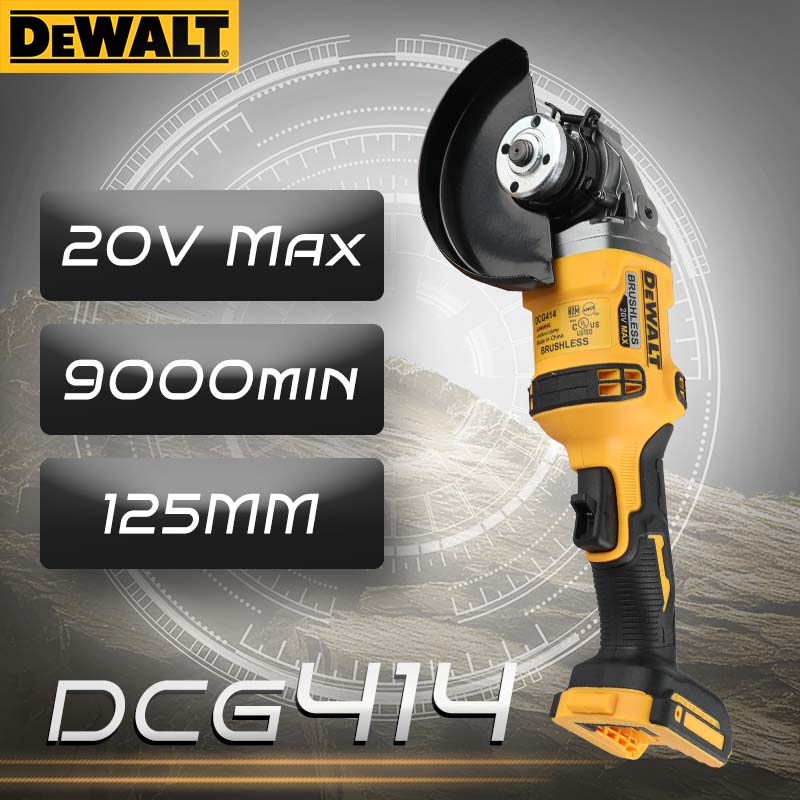 DEWALT DCG414 20V MAX Brushles - Brushless Angle Grinder Battery Powered 评论和价格