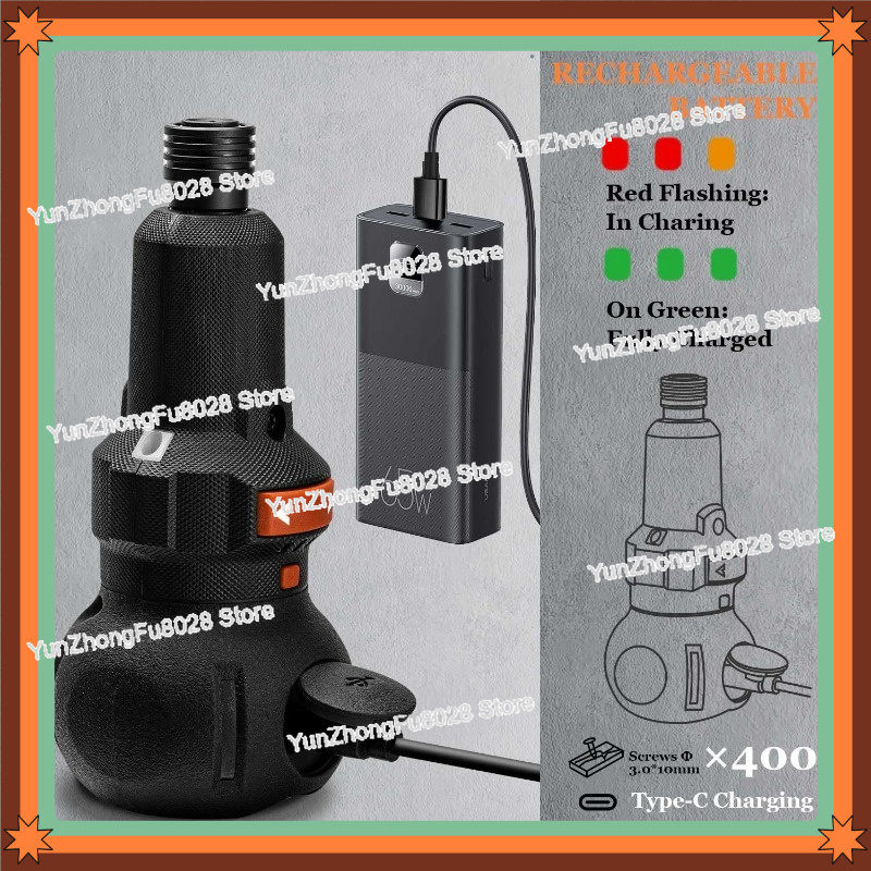 4V Electric Screwdriver, 400 R - Electric Screwdriver Rechargeable Usb 评论和价格