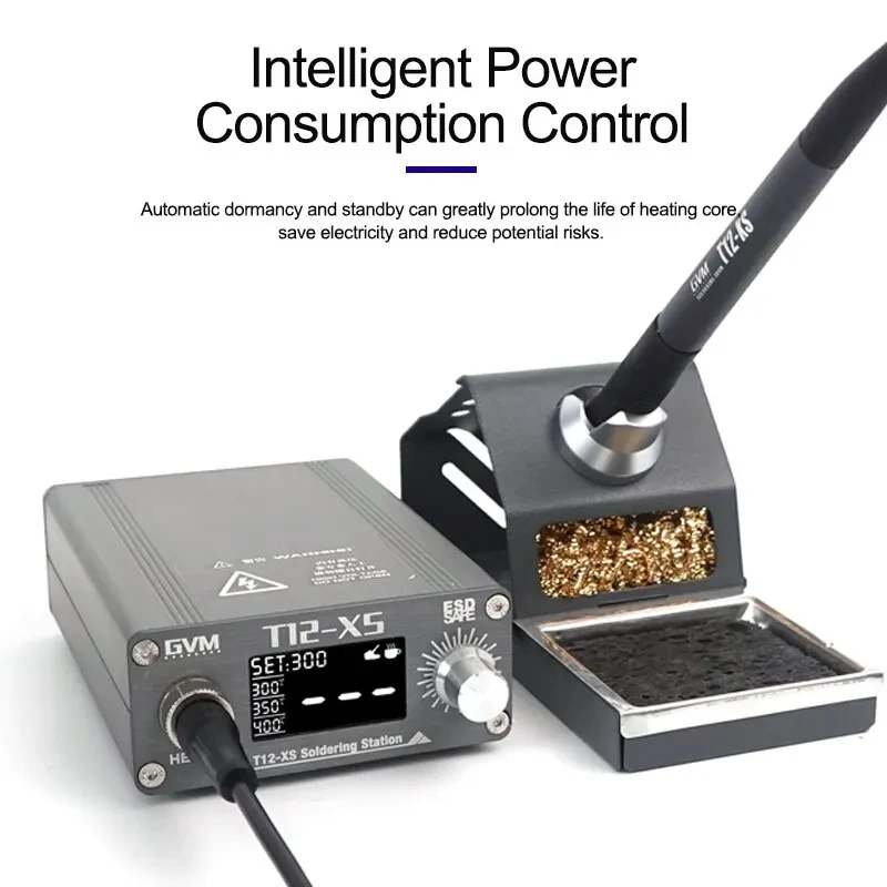 GVM T12-XS Smart LED Digital D - Digital Soldering Station T12 评论和价格