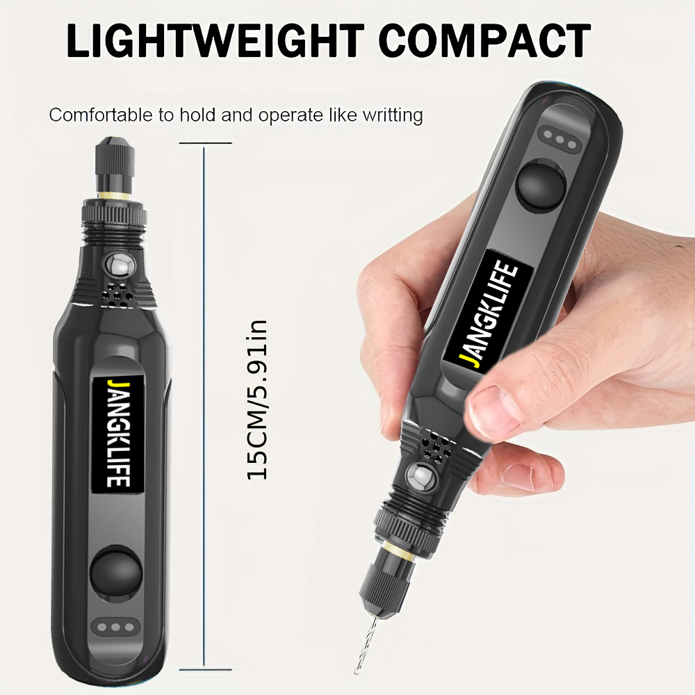 JANGKLIFE USB Cordless Rotary  - Cordless Rotary Tool Kit Accessories 评论和价格