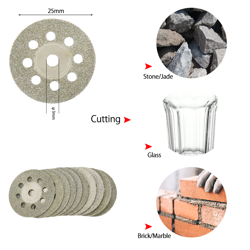32pcs Diamond Cutting Discs Wh - Reciprocating Saw Attachment Drill 评论和价格